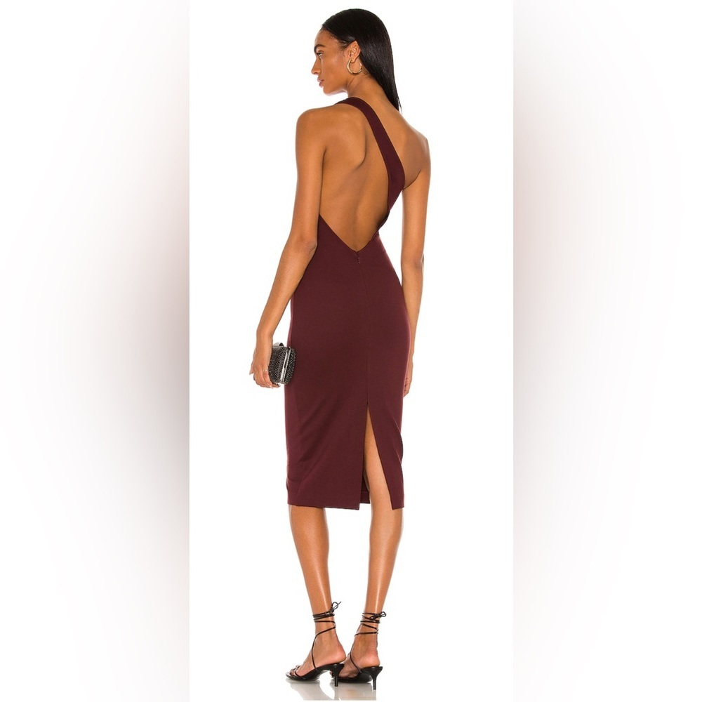 REVOLVE LPA Adila Dress in Burgundy - Picture 2 of 4